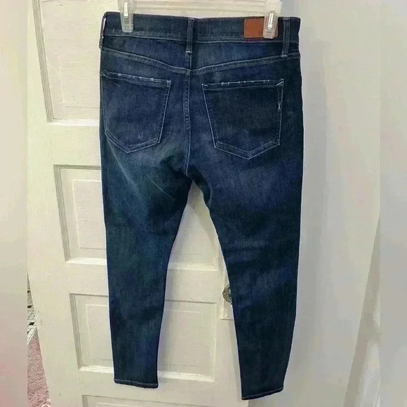 NWT Express Skinny Blue Denim Jeans Legging Midrise 6S - Picture 6 of 6